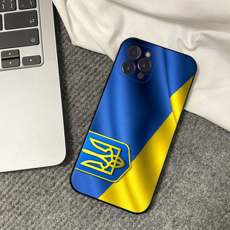 iPhone14/13 Pro烏克蘭國旗耐用防刮擦防震保護殼