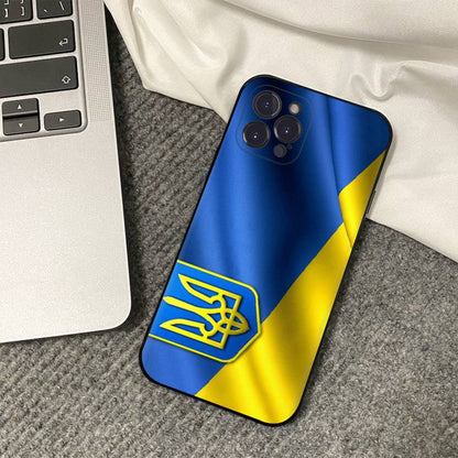 iPhone14/13 Pro烏克蘭國旗耐用防刮擦防震保護殼