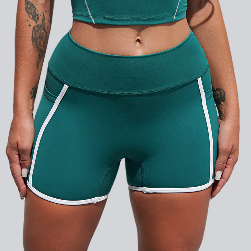 健身運動速乾百搭裸感吊帶掛脖美背瑜珈套裝兩件套