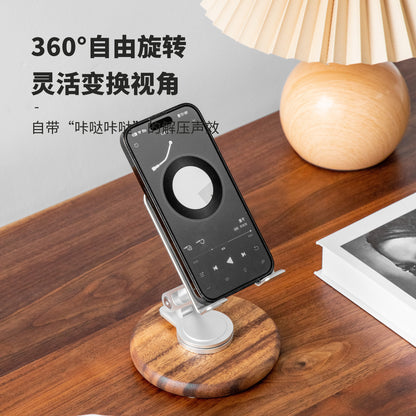 手機支架可升降手機平板通用360°旋轉懶人案頭直播支架