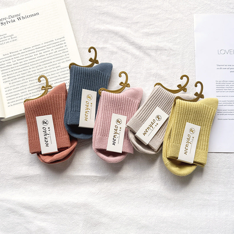 雙針襪子純棉男襪中筒襪男春秋防臭吸汗保暖男士棉襪