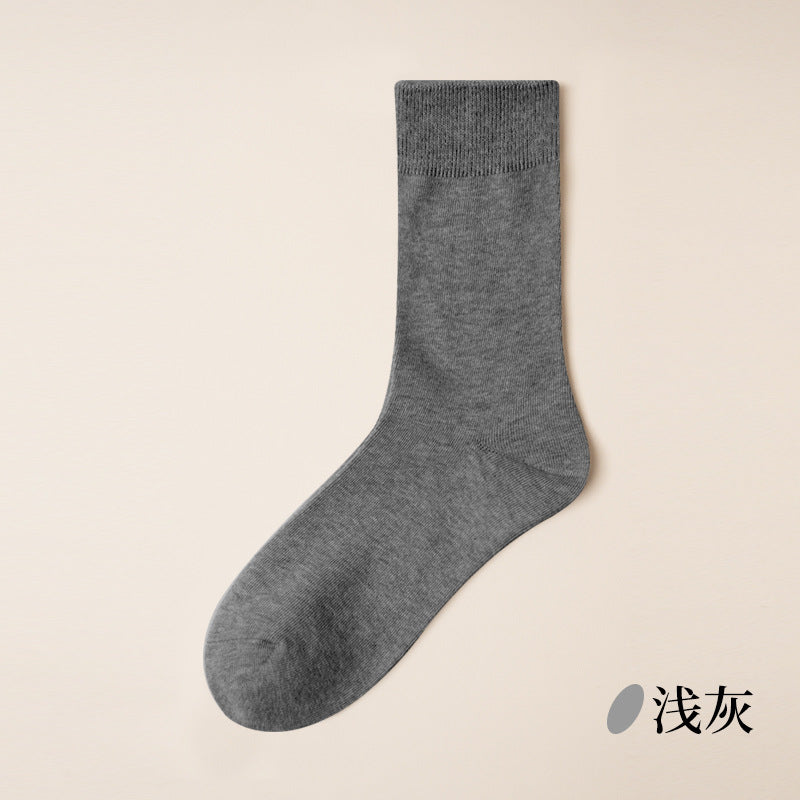 男士防臭襪子秋冬款長筒襪子精梳棉男襪