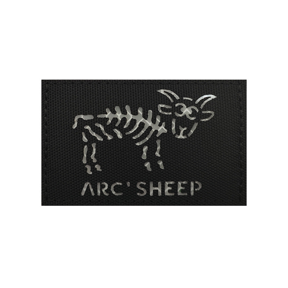 十二生肖魔術貼臂章鐳射切割紅外反光士氣徽章魔術貼章戶外背包貼