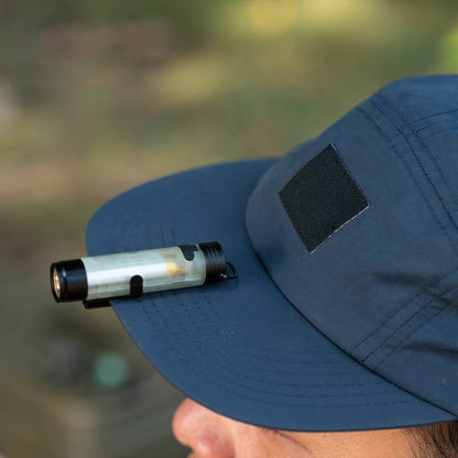 戶外露營充電長續航氛圍led強光救災緊急手電筒口袋帽夾燈