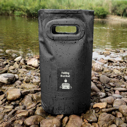 戶外便捷式折疊水桶露營野餐釣魚桶旅行水桶打水桶多功能