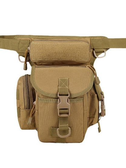 戶外運動攝影登山釣魚騎行露營迷彩戰術腿包