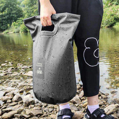 戶外便捷式折疊水桶露營野餐釣魚桶旅行水桶打水桶多功能