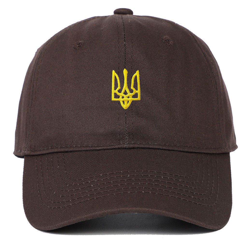 烏克蘭徽章可調節戶外運動旅行防曬棒球帽