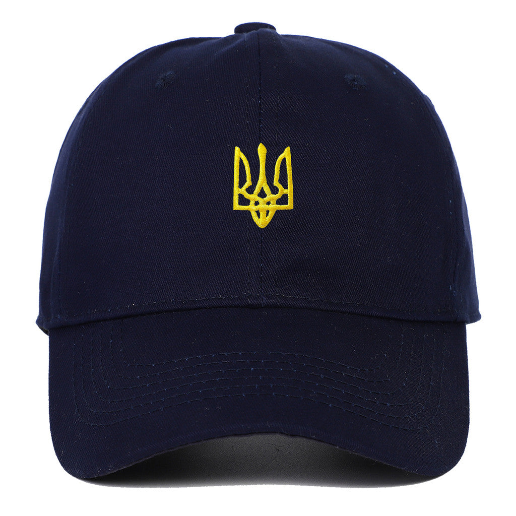 烏克蘭徽章可調節戶外運動旅行防曬棒球帽