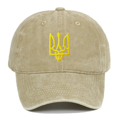 烏克蘭徽章可調節戶外運動旅行防曬棒球帽