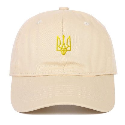 烏克蘭徽章可調節戶外運動旅行防曬棒球帽