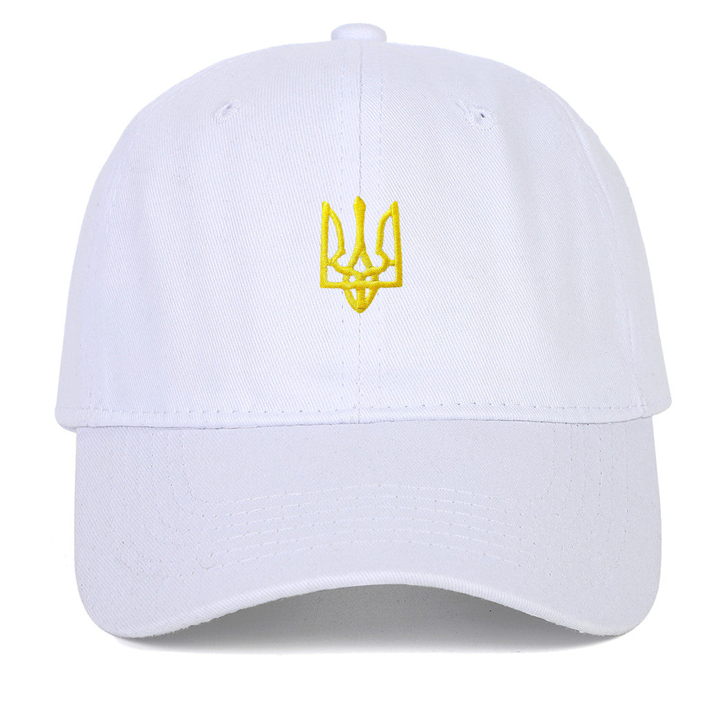 烏克蘭徽章可調節戶外運動旅行防曬棒球帽