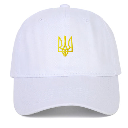 烏克蘭徽章可調節戶外運動旅行防曬棒球帽