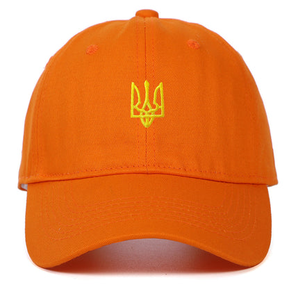 烏克蘭徽章可調節戶外運動旅行防曬棒球帽