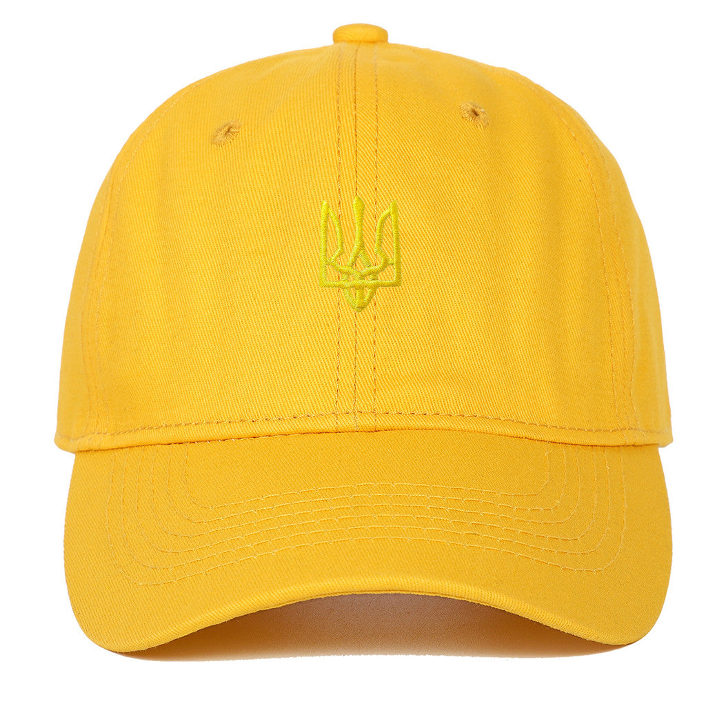 烏克蘭徽章可調節戶外運動旅行防曬棒球帽