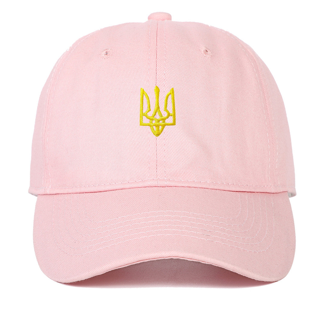 烏克蘭徽章可調節戶外運動旅行防曬棒球帽