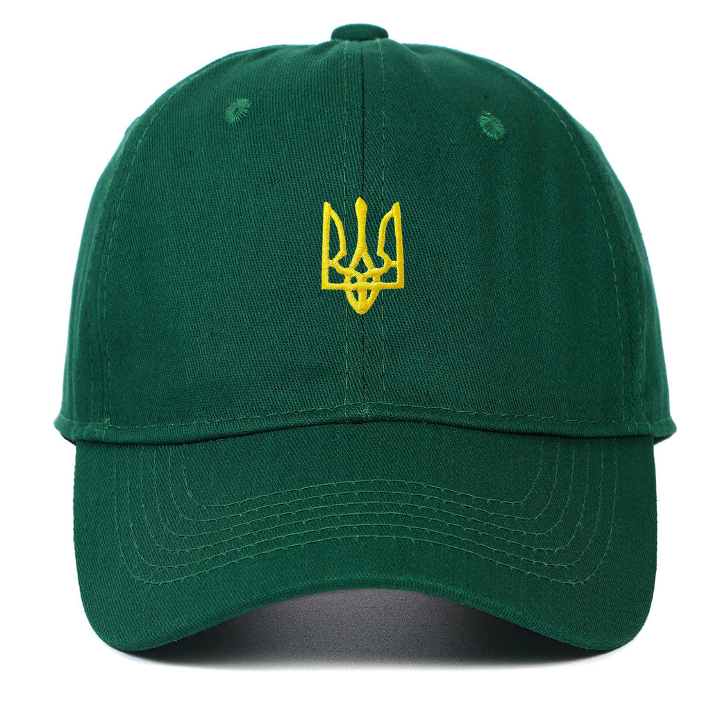 烏克蘭徽章可調節戶外運動旅行防曬棒球帽