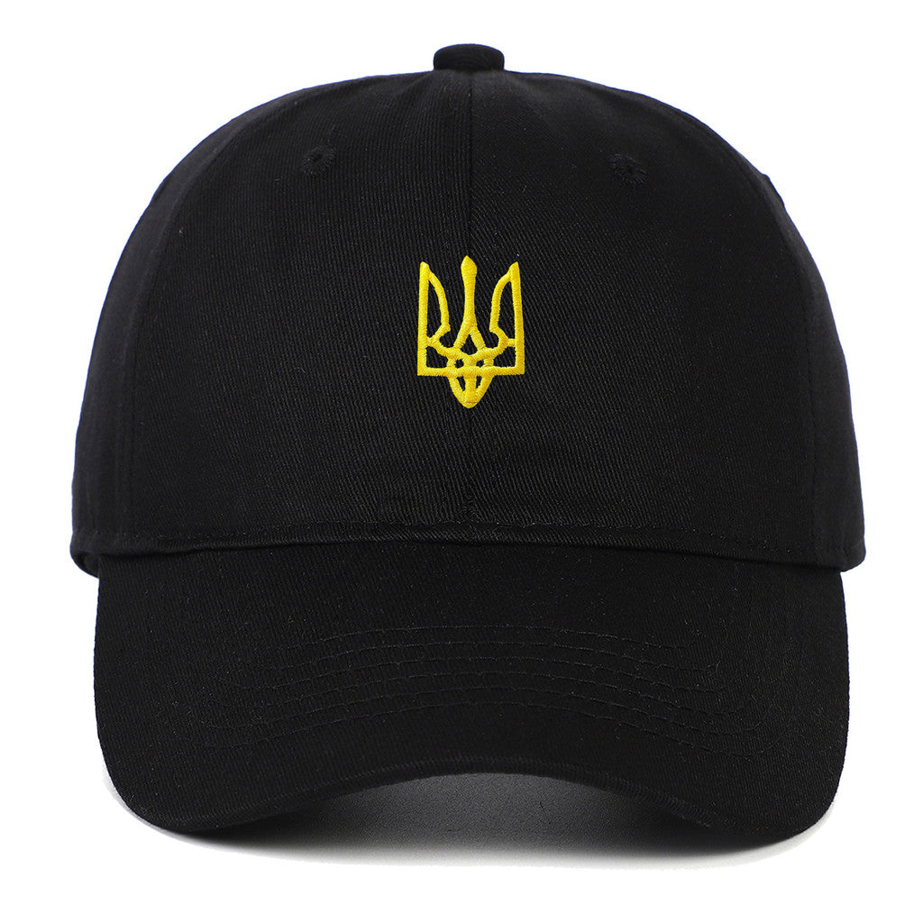 烏克蘭徽章可調節戶外運動旅行防曬棒球帽