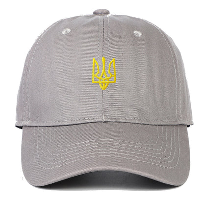 烏克蘭徽章可調節戶外運動旅行防曬棒球帽