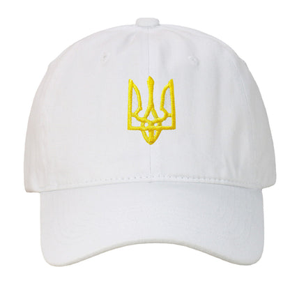 烏克蘭徽章可調節戶外運動旅行防曬棒球帽