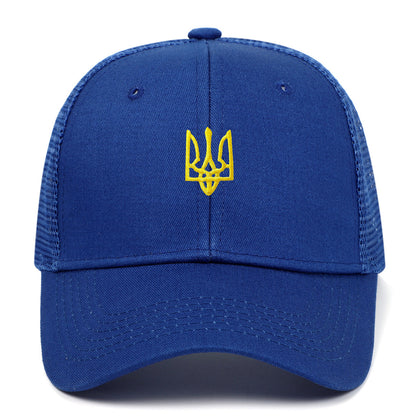 烏克蘭徽章可調節戶外運動旅行防曬棒球帽