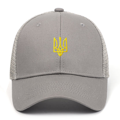 烏克蘭徽章可調節戶外運動旅行防曬棒球帽