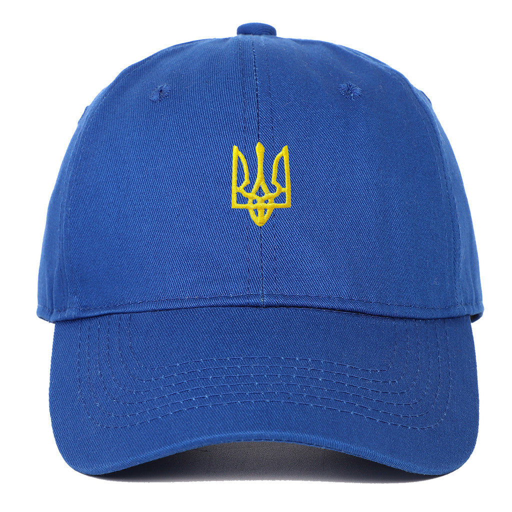 烏克蘭徽章可調節戶外運動旅行防曬棒球帽