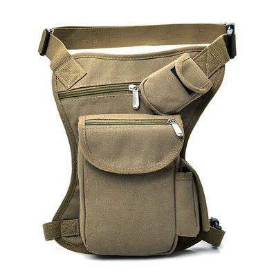 Cycling Canvas Waist Leg Bag