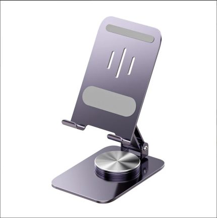Rotatable metal phone stand